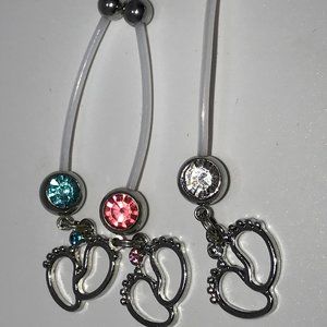 Little Feets Pregnancy Belly Rings